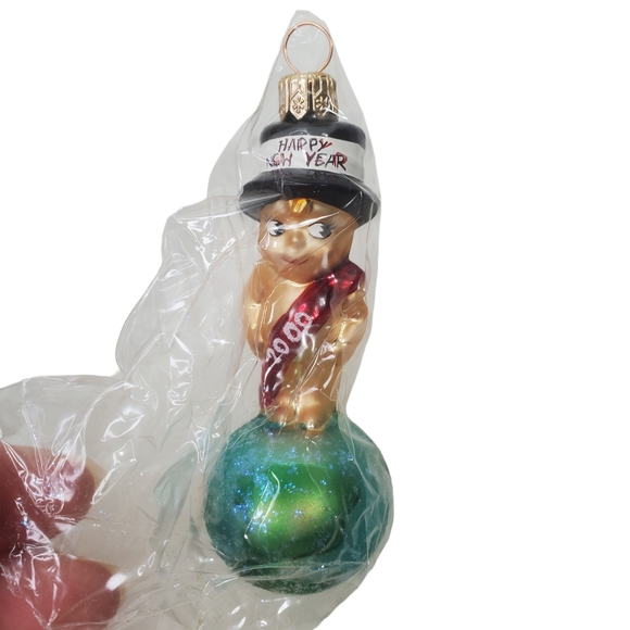 CHRISTOPHER RADKO Millenium Munchkin 2000 New Year Ornament NIB NWT - Picture 6 of 11